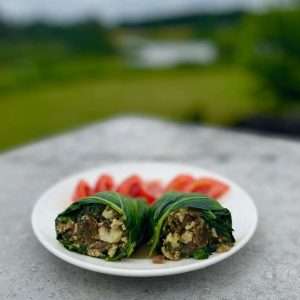 healthy collard wraps