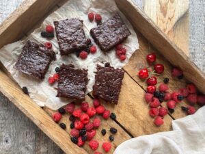 Guilt Free Chocolate Brownie Cake Just Crumbs Blog by Suzie Duringon