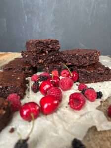 Guilt Free Chocolate Brownie Cake