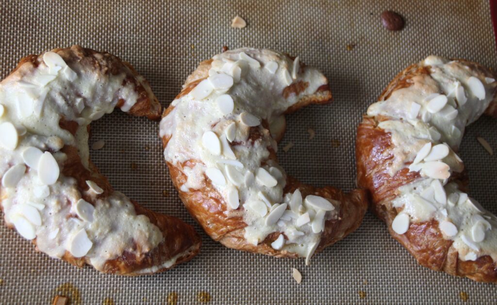 Deliciously Easy Bakery-Quality Vanilla Almond Croissants (in less than 15 minutes!) Just Crumbs Blog by Suzie Durigon