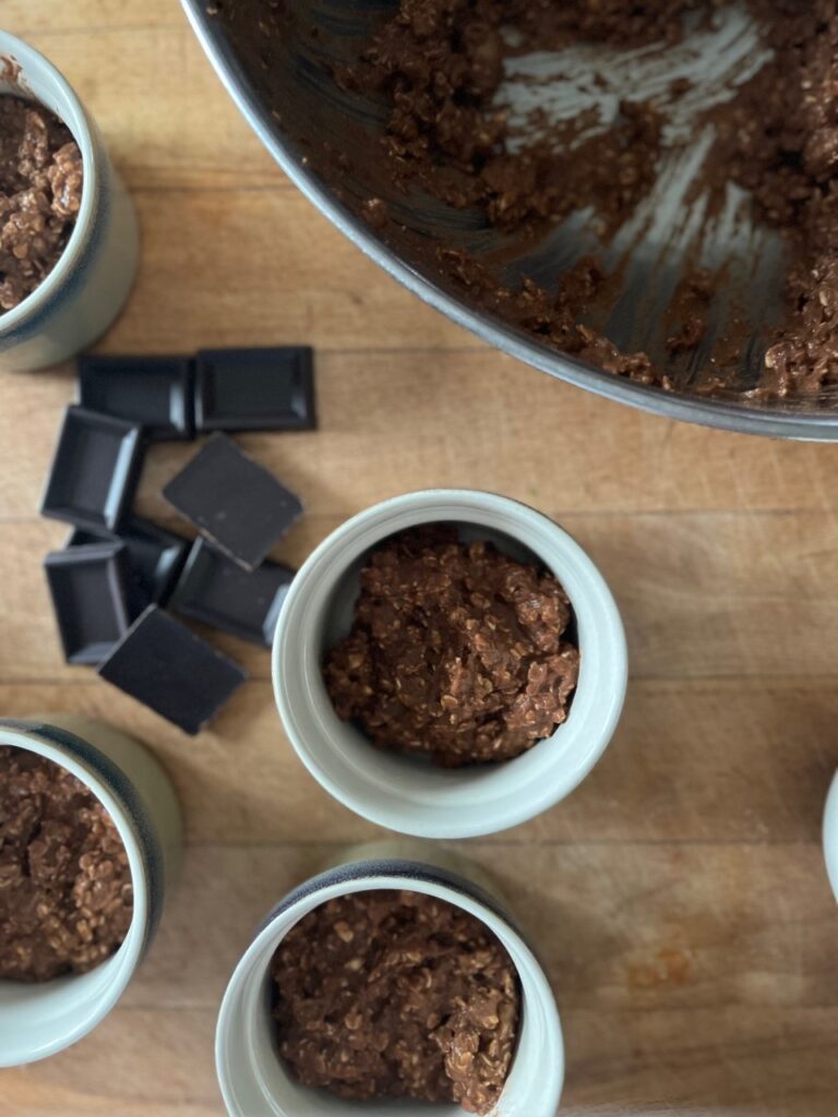 Crazy Healthy High Protein Double Chocolate Oatmeal Cups Just Crumbs Blog by Suzie Durigon