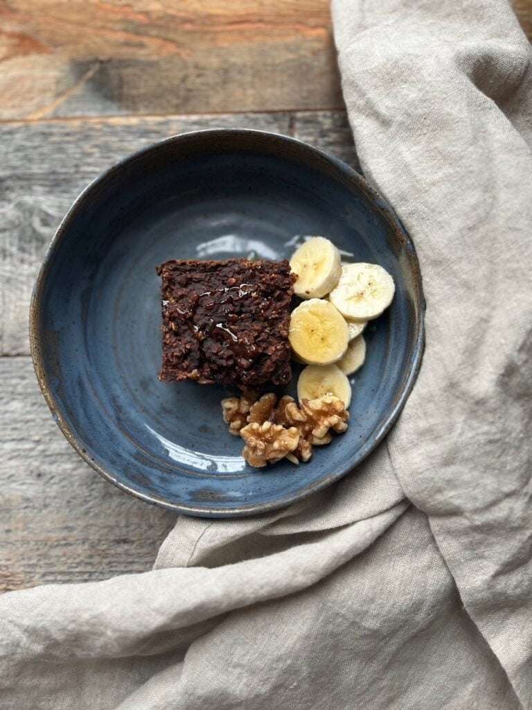 Crazy Healthy High Protein Double Chocolate Oatmeal Cups