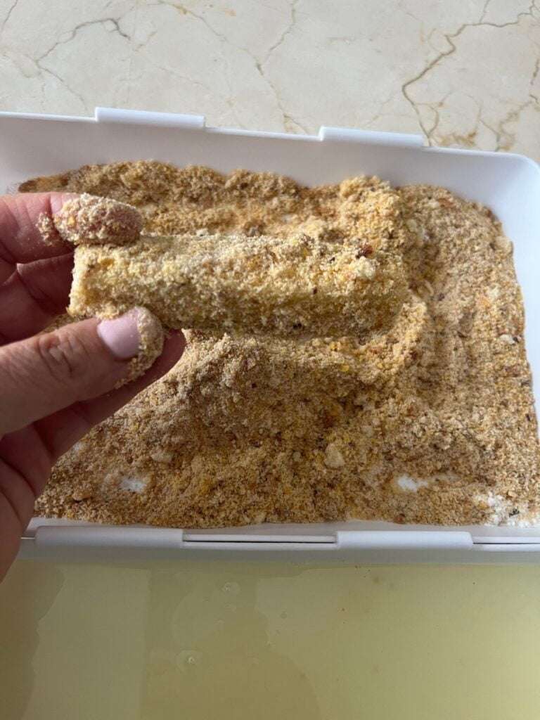 The Crunchiest Zucchini Fries Just Crumbs by Suzie Durigon