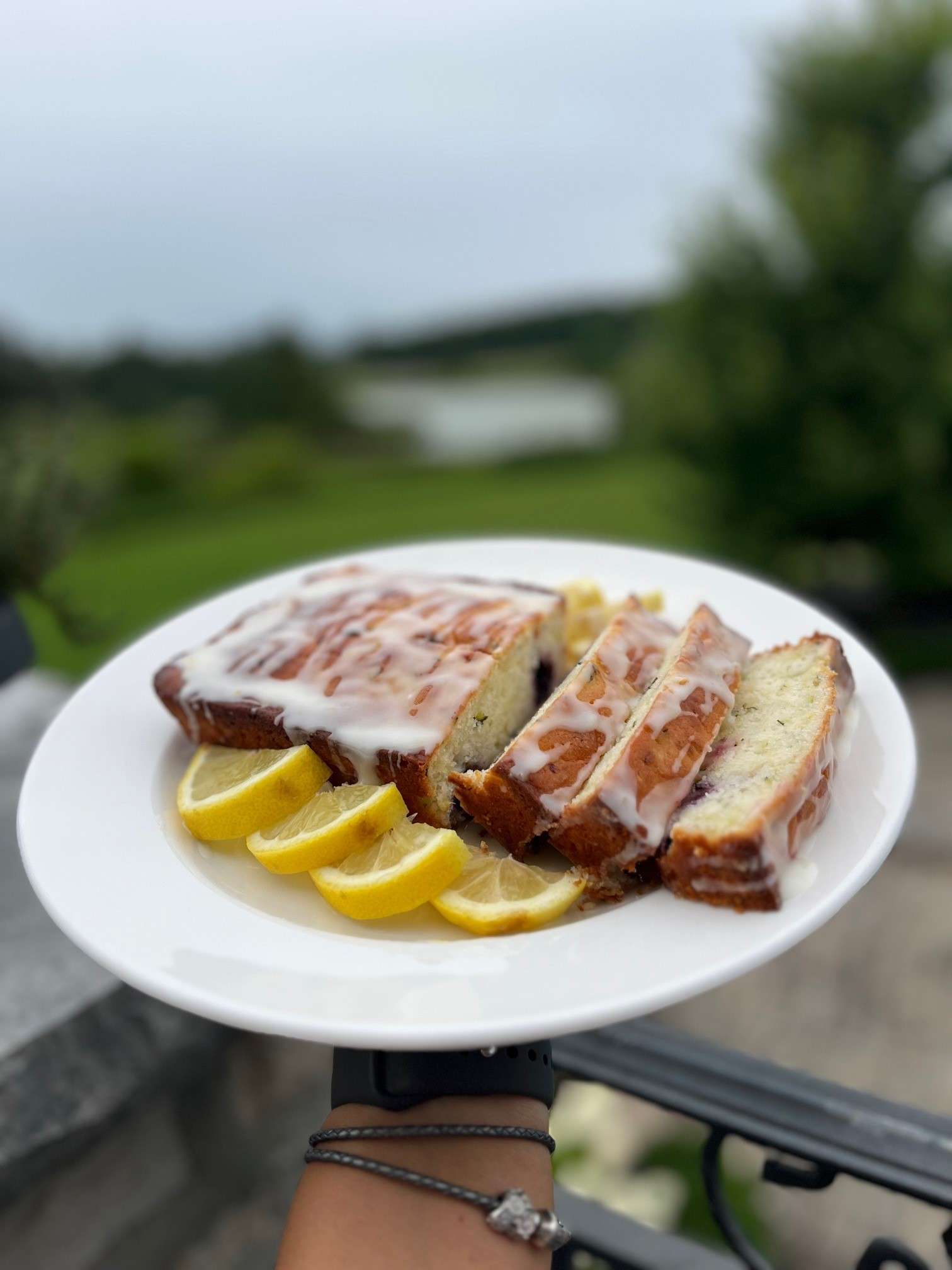 Delightfully Moist Lemon Blackberry Zucchini Loaf