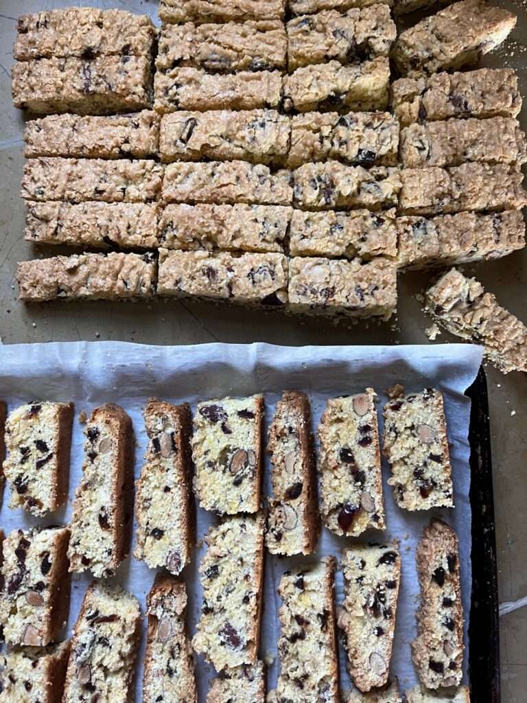 Delight Your Senses with Homemade Cornmeal Date and Almond Biscotti Just Crumbs by Suzie Durigon