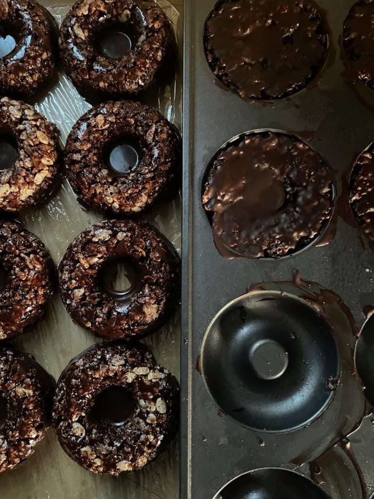 Healthy Chocolate Rice Crispy Nests Just Crumbs by Suzie Durigon