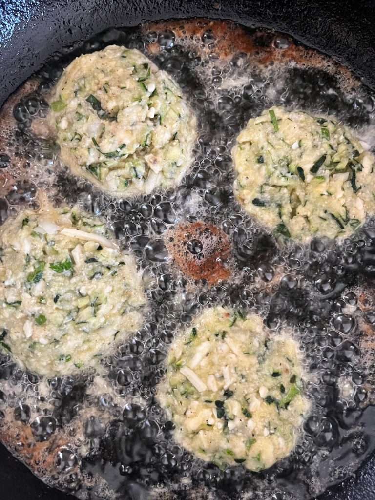 zucchini fritters