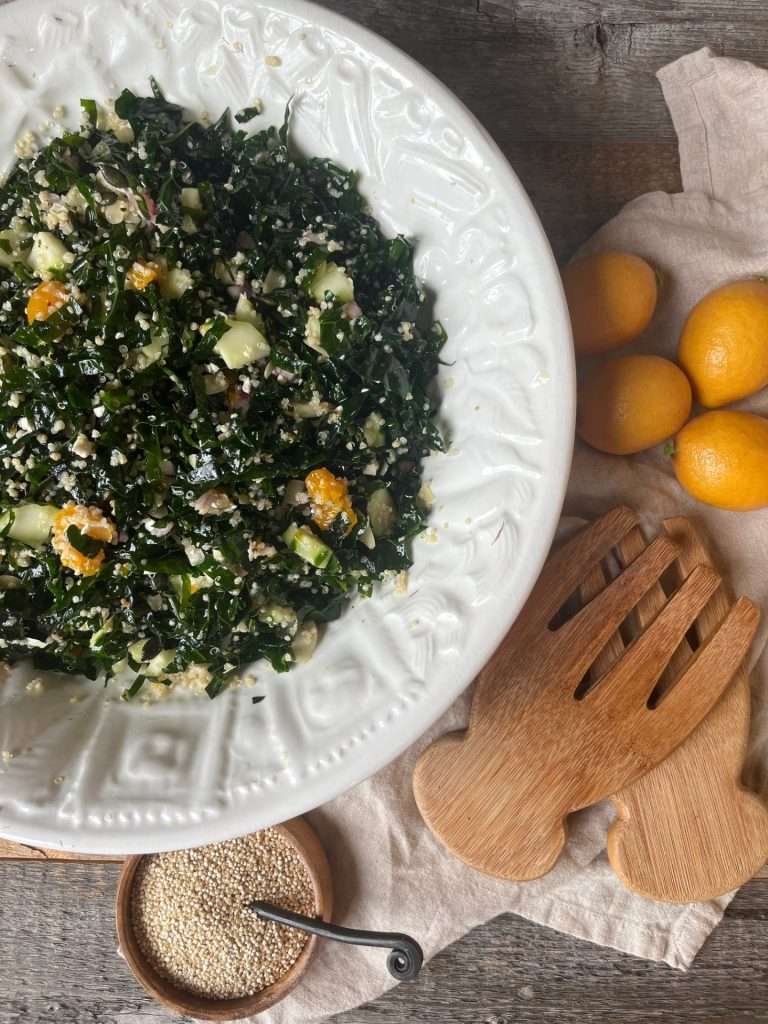 kale and quinoa salad