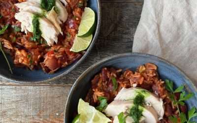 One Pot Spanish Rice and Beans