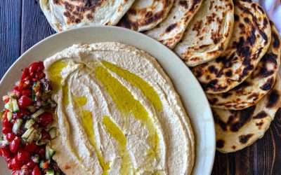 Soft & Fluffy Sourdough Discard Yogurt Pitas